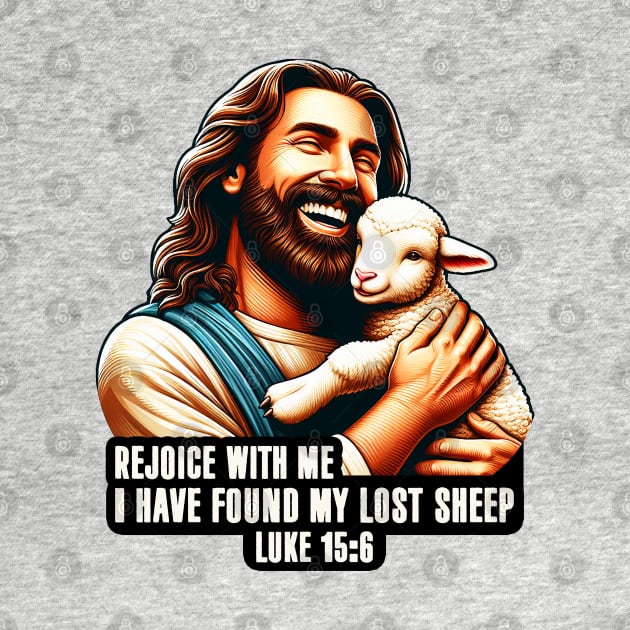 Luke 15:6 I Have Found My Lost Sheep by Plushism